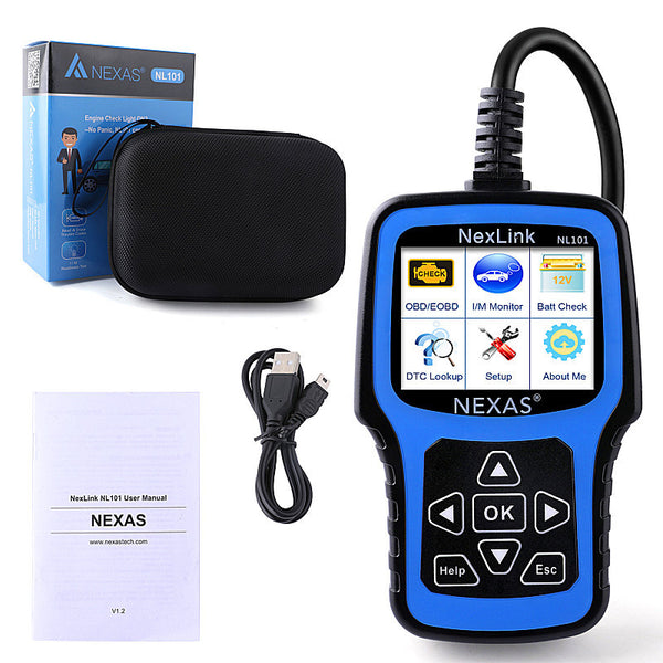 Scanner Diagnostic NexLink Pro — OBD2 Bluetooth Professionnel