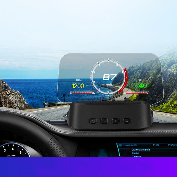 HUD Affichage Tête Haute Intelligent — Écran LCD OBD Universel HD